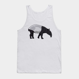 Tapir cartoon illustration Tank Top